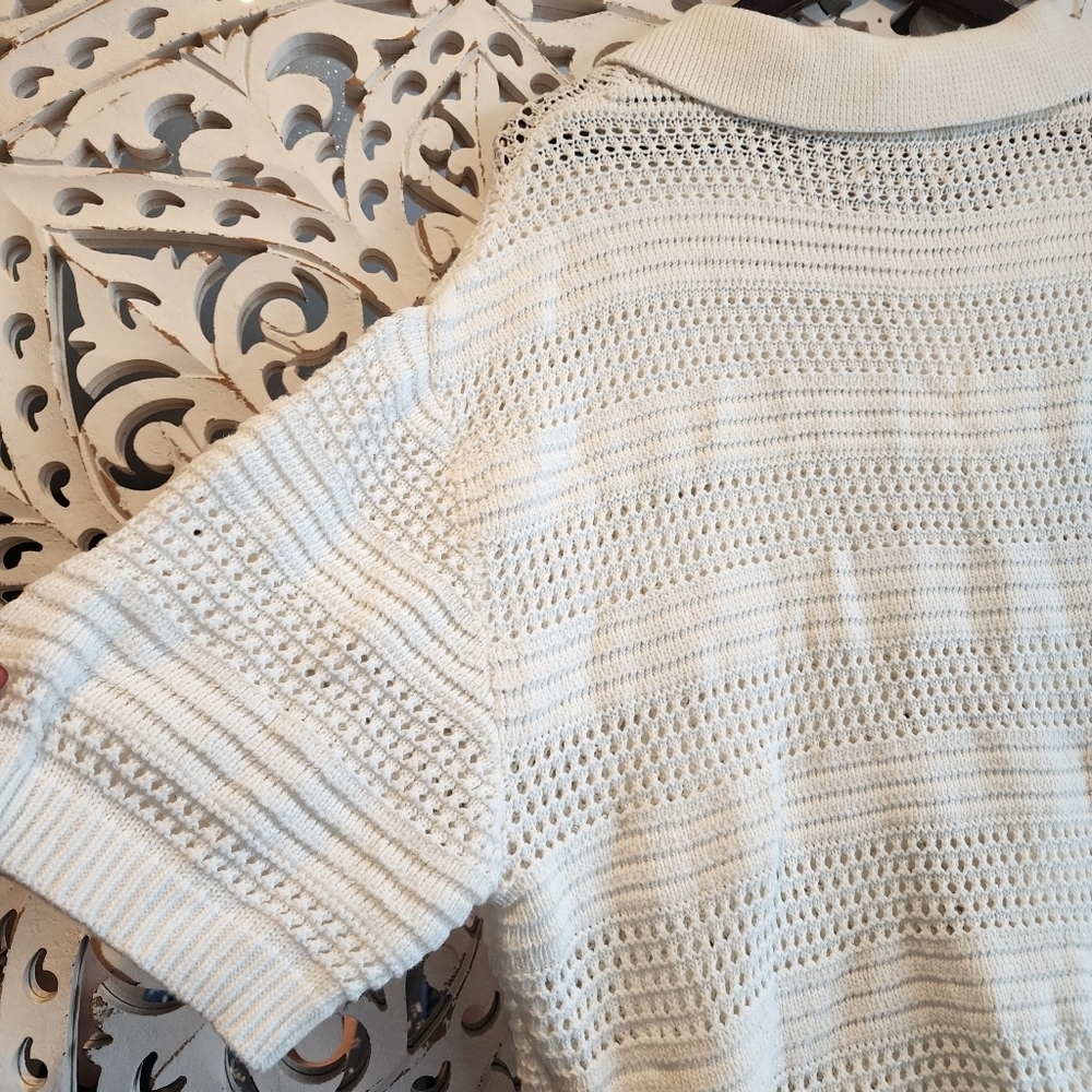 STITCHES & STRIPES REVOLVE TAYLIN POLO IN CHALK COLOR WOMENS SIZE XL NWOT - Picture 12 of 15